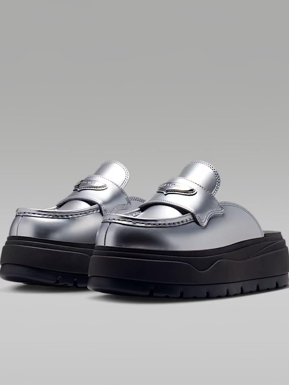 🩶 Nike Air Jordan Mule Metallic Silver 🩶